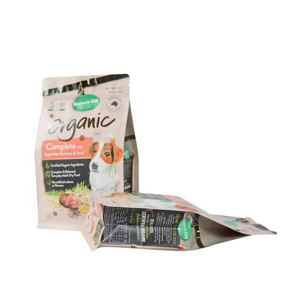 Matt effection pet food packaging bag