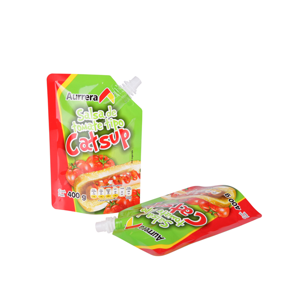 500ml ketchup spout packaging bag