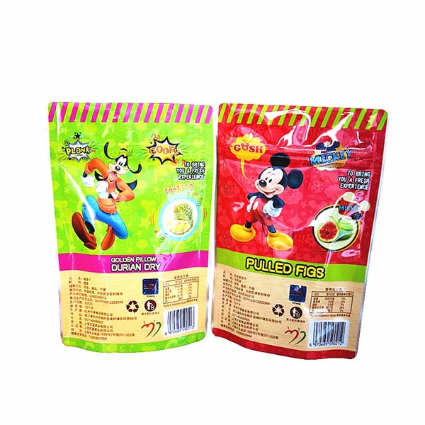 Snack packaging bag with Disney design printing