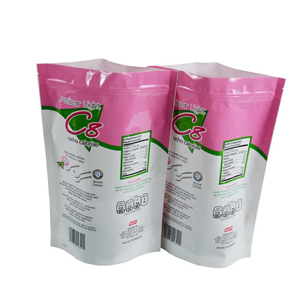 Dried fruit packaging bag with zipper