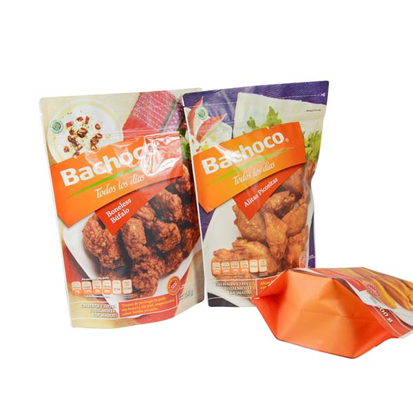 Chicken packaging bag with zipper