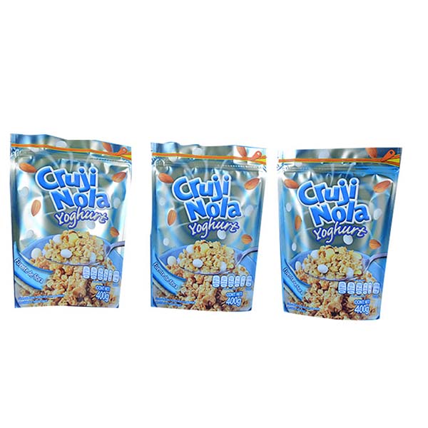 Popcorn packaging bag with zipper