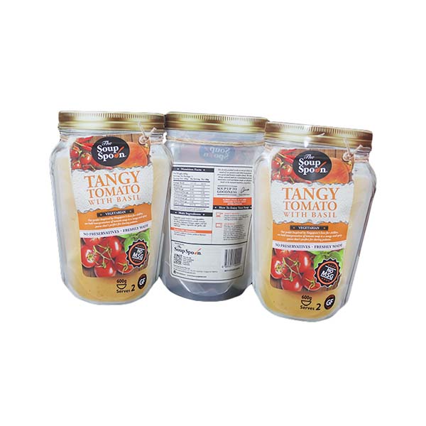 Mason jar shape packaging bag