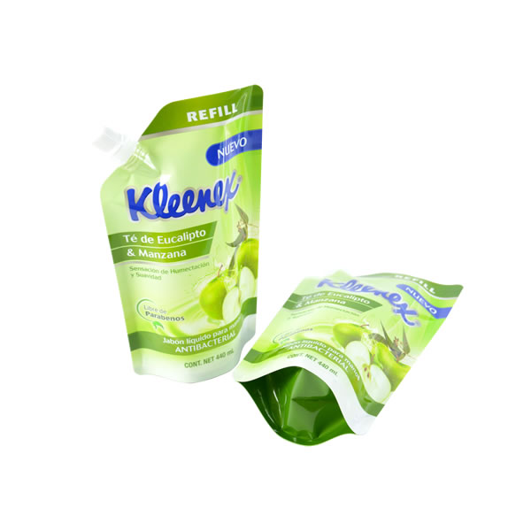 500ml stand up pouch with spout