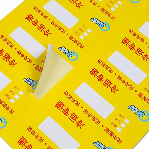 adhesive sticker