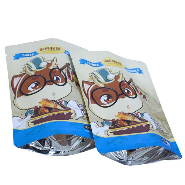 Nuts packaging bag with zip lock